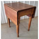 1 drawer drop leaf stand