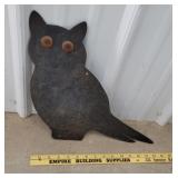 Metal garden owl