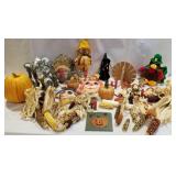 Halloween and fall decor, Indian corn mask,