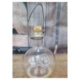 Glass fly catcher jar
