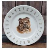 Bulldog ABC plate