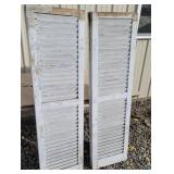 2 pair (4) shutters 16"55"