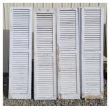 4 pair (8) shutters 16"67"
