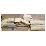 3 sets of double sheets, extra pillowcases,