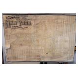 1904 State of New York map - rough