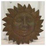 Copper sun face