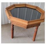 Early Victorian wreath showcase 27"22"t -or remove