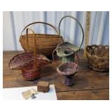 Nice Older baskets - we found a note with some