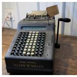 Allen Wales adding machine