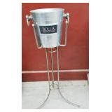Champagne/wine ice bucket with stand