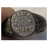 HUGE Old Giant man ring - Al Tomaini