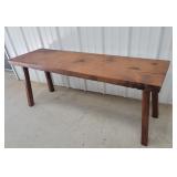 Early bench mortised legs 48"15"19"