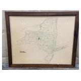 NYS map Service Stores District Managers