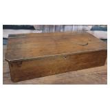 Walnut document/dresser box
