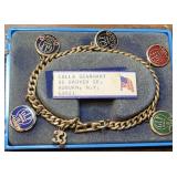 Marked 10k GLF service bracelet