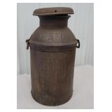 Sheffield farms New York drop handle cream can