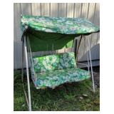 Mid century yard swing 54"w