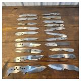 Homemade knife blades