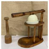 Retro homemade(?) fruit juicer