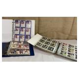 3 binders of cards - Hockey, Baseball & Football