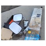 Trailer hitch, mirrors