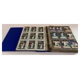 Binder full of Pinnacle 1992 baseball cards