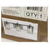 Chrome 3-light fixture - new in box