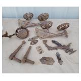 Cast iron lamp brackets