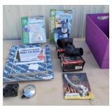 2-way radios, flag holder, etc