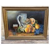 VandeSend signed painting on board - still life