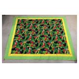 Colorful wall/lap quilt approx 40"x50"