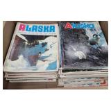 Large box 1960s-70s Alaska magazines