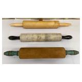 3 retro rolling pins