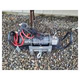 Badlands winch with hitch carrier