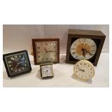 Sorted clocks, Westminster, westclox ,GE ,