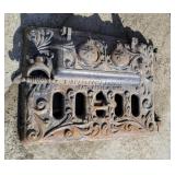 Cast iron stove door