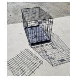 Pet cage with divider
