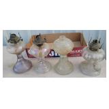 4 oil lamps