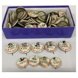 Box of Newark Star Eagle prize pins