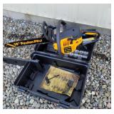 Poulan chainsaw with case