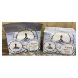 2 boxes (64 pieces total) Lighthouse dinnerware -