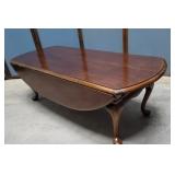 Queen Anne cherry drop leaf coffee table
