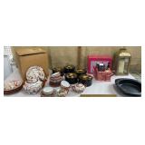 Japanese tea set, lantern, teapot, lacquered