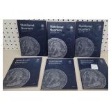 6 books of state quarters - not full