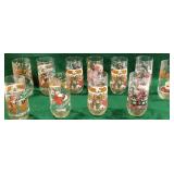 Coca-Cola Christmas glasses