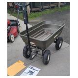 Garden dump cart