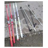 2 pair of cross country skis