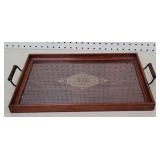 Mahogany serving tray