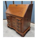Maddox Cherry drop front desk w/sm secret drawers