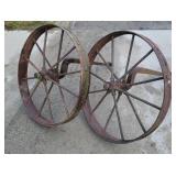26"iron wheels